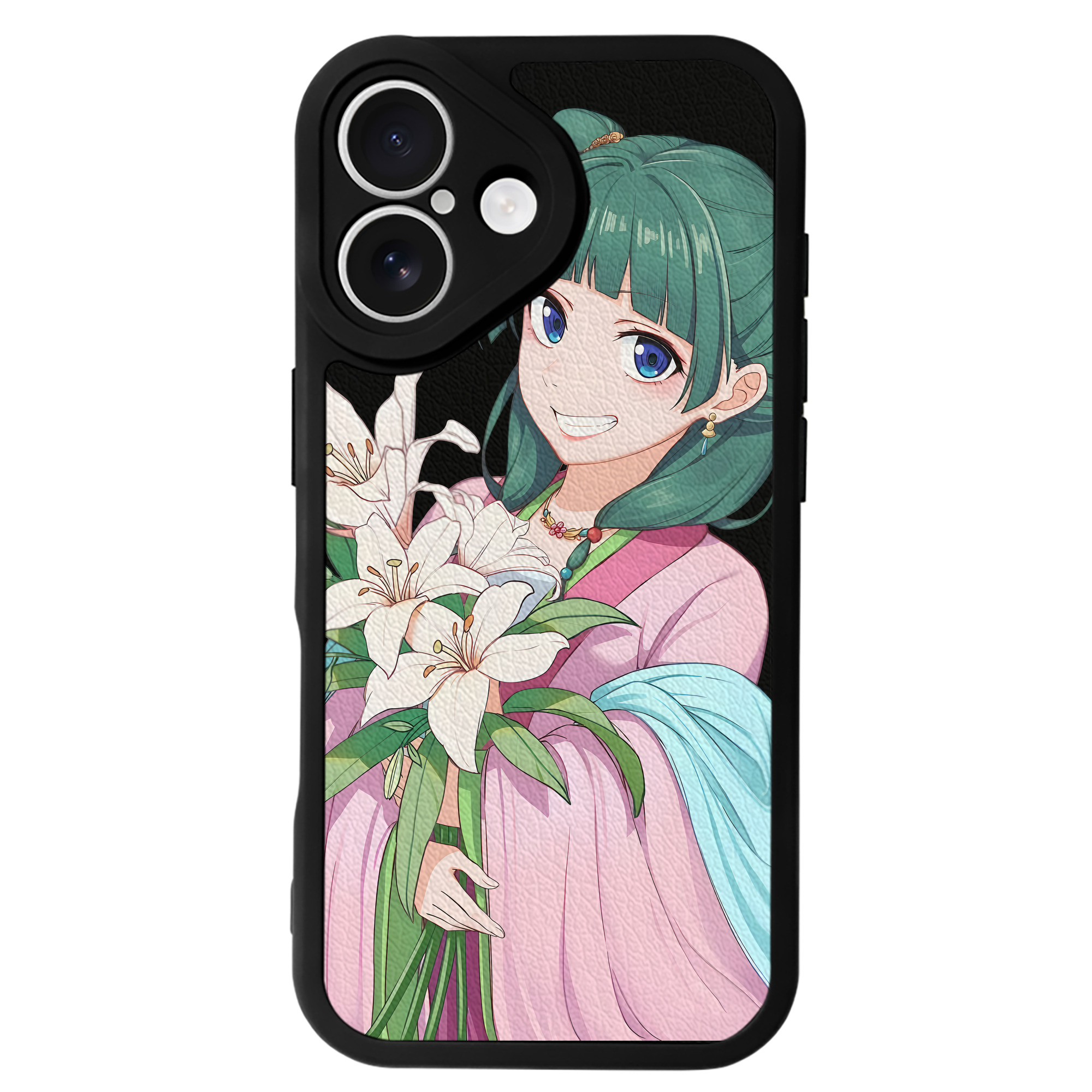 （画像用） 薬屋のひとりごと The Apothecary Diaries 【iPhone 16シリーズ対応】シリコンスマホケース（レザー調） 材質：シリコン